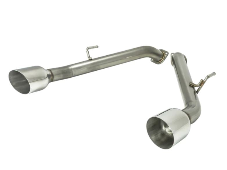 Remark 2014+ Infiniti Q50 Axle Back Exhaust w/Stainless Steel Single Wall Tip