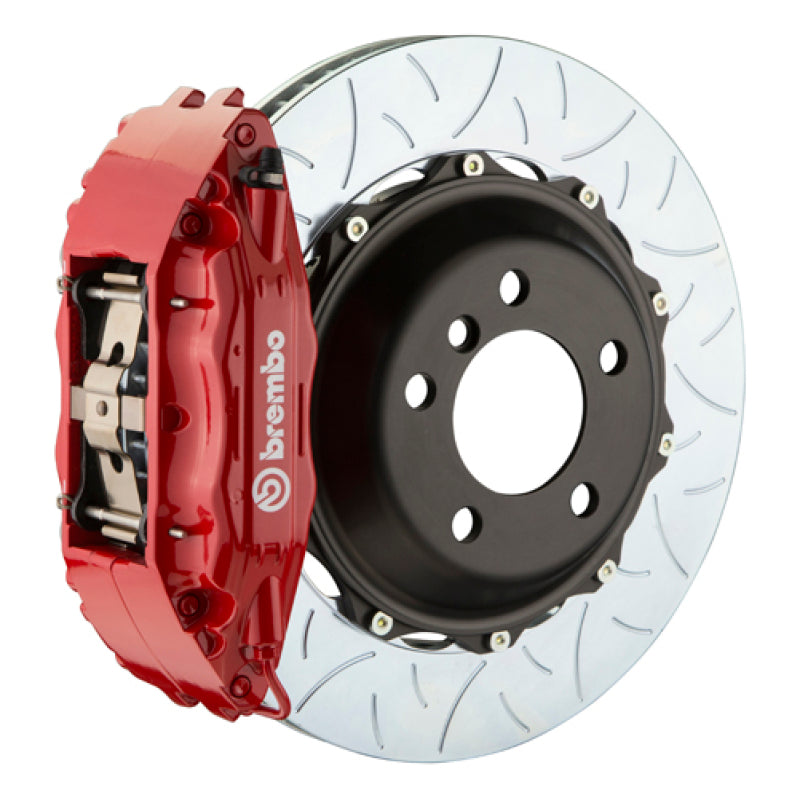 Brembo 23+ GR Corolla Front GT BBK 4 Piston Cast 355x32 2pc Rotor Slotted Type-3-Red (1M3.8068A2)