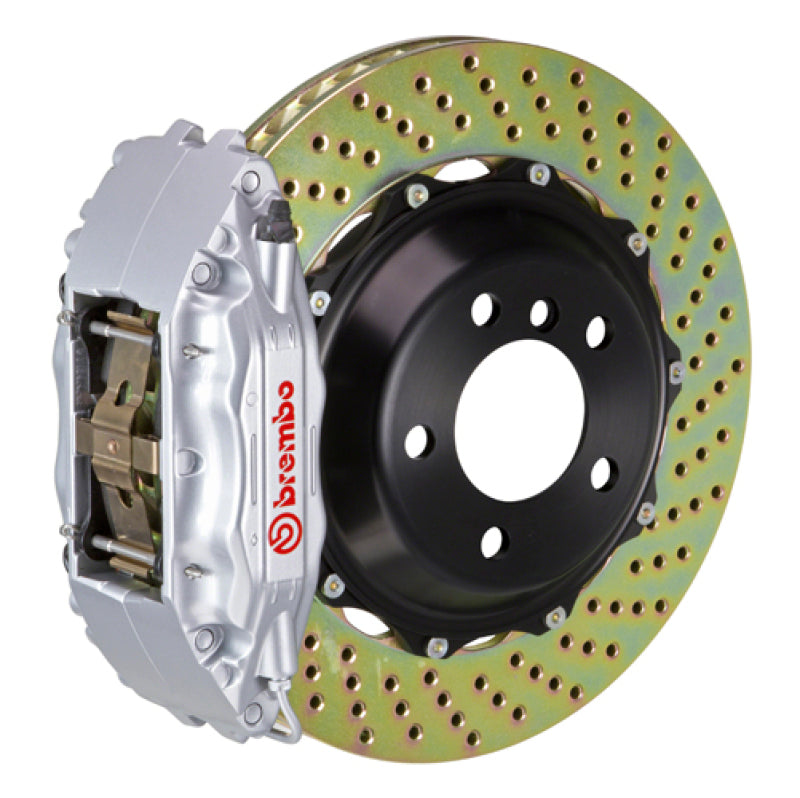 Brembo 23+ GR Corolla Front GT BBK 4 Piston Cast 355x32 2pc Rotor Drilled-Silver (1M1.8068A3)