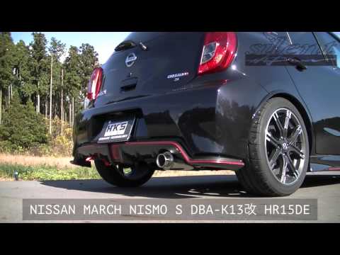 Silenciador HKS SILENT de alta potencia MARCH NISMO K13 (32016-AN016)