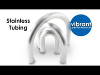 Vibrant 2.5in O.D.Tight Radius 180 Degree U-Bend Stainless Tubing (2684)