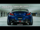 Remark 2022+ Toyota GR86 / Subaru BRZ T304 Stainless Steel Catback Exhaust System (RK-C1063T-04)