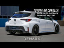 Remark 2023+ Toyota GR Corolla Elite Spec Cat-Back Exhaust w/ Outer Polished & Center Burned TI Tips