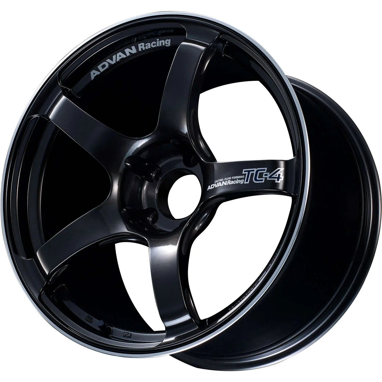 Advan Yokohama Racing TC4 18x11 +30 5-114.3 Racing Black Gunmetallic & Ring Wheel