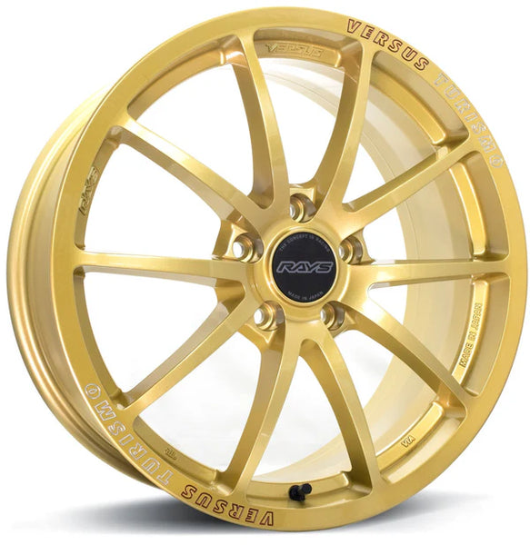 Versus VT125S 18X9.5" +38 5-114.3 E8 Gold Wheel