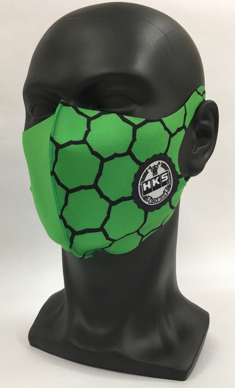 HKS Graphic Mask SPF Green - Extra Large (51007-AK327)