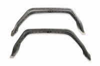 Fabtech Rear Steel Tube Fenders (RAW) - 2020 Jeep Gladiator 4WD