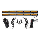 Diode Dynamics - DD6086 - Jeep 2018 SS30 Kit LED de parachoques ámbar conducción doble