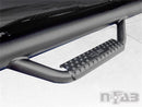 N-Fab Nerf Step 16-17 Toyota Tacoma Doble Cabina Cama de 6 pies - Tex. Negro - Acceso a la cama - 2 pulgadas