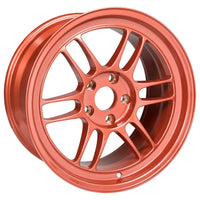 Rueda Enkei RPF1 17x9 5x114.3 22mm Offset 73mm Diámetro Naranja