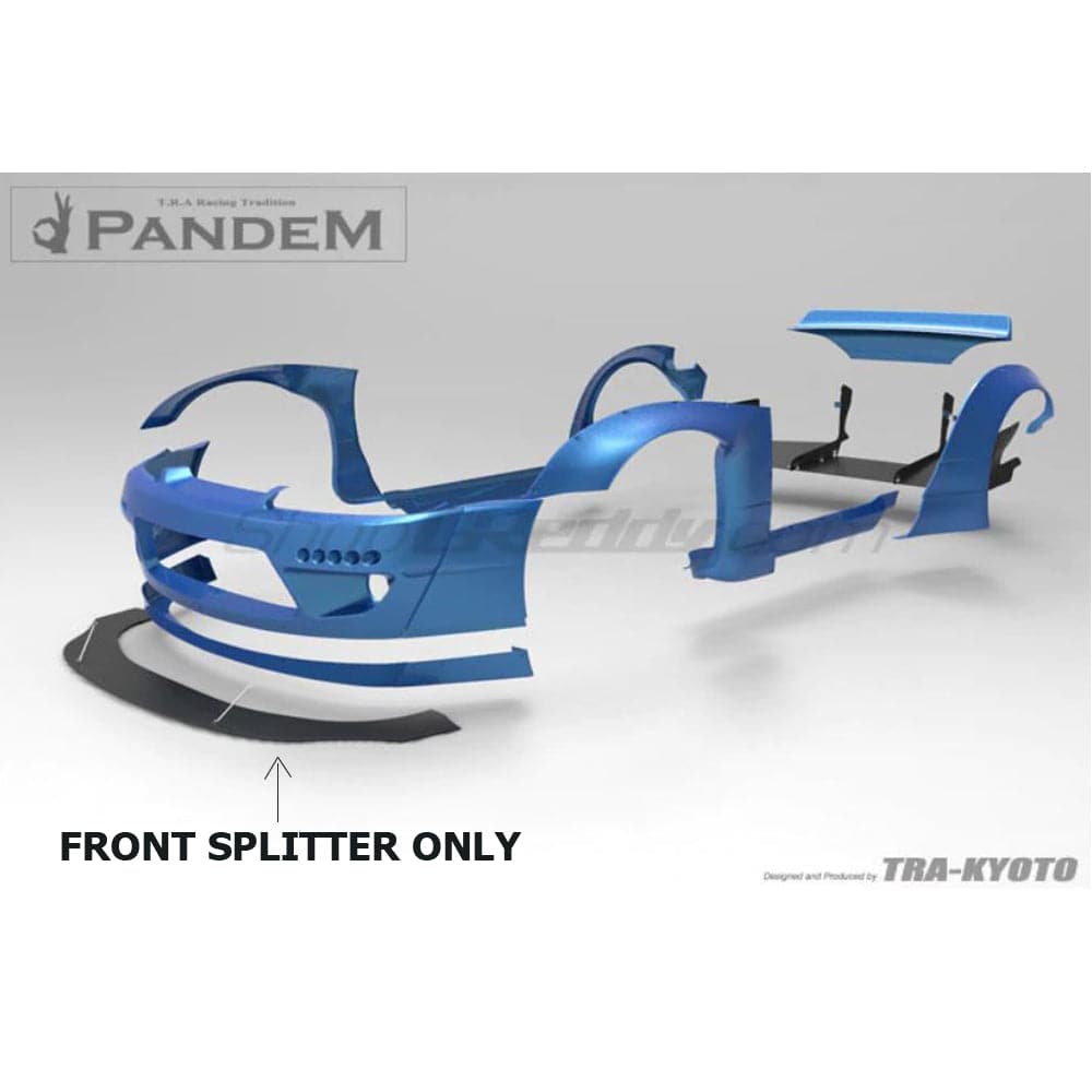 Pandem 99-03 Nissan Silvia S15 Rocket Bunny Front Splitter