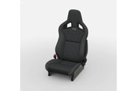 RECARO Black Leather Cross Sportster CS w/Heat Passenger Seat