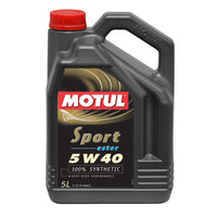 Motul 5L Synthetic Engine Oil Sport 5W40