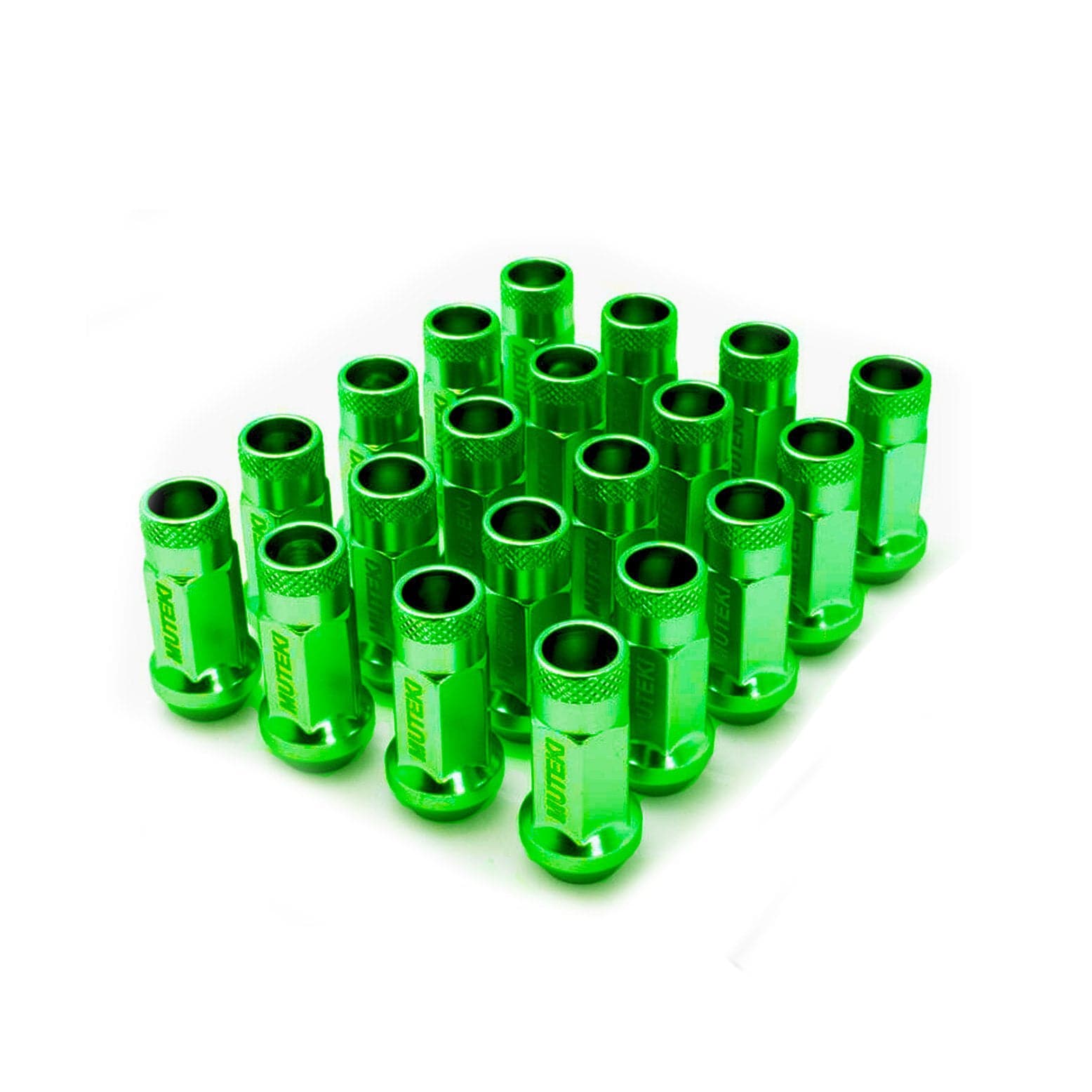 Wheel Mate Muteki SR48 Open End Lug Nuts - Green 12x1.25 48mm (whm32905G)