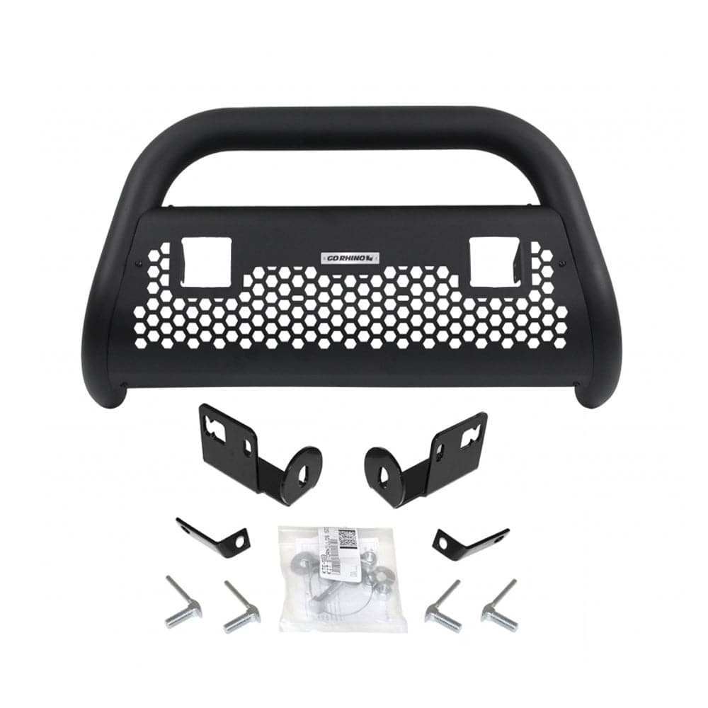 Go Rhino 16-20 Toyota Tacoma RC2 LR Kit completo de 2 luces con protector delantero + Brkts (gor55542T)