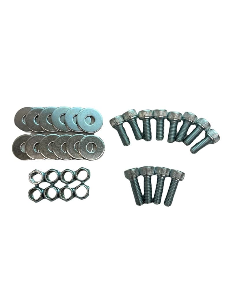 Kit de espaciadores de herrajes para asientos Sparco, montaje lateral - Zinc plateado