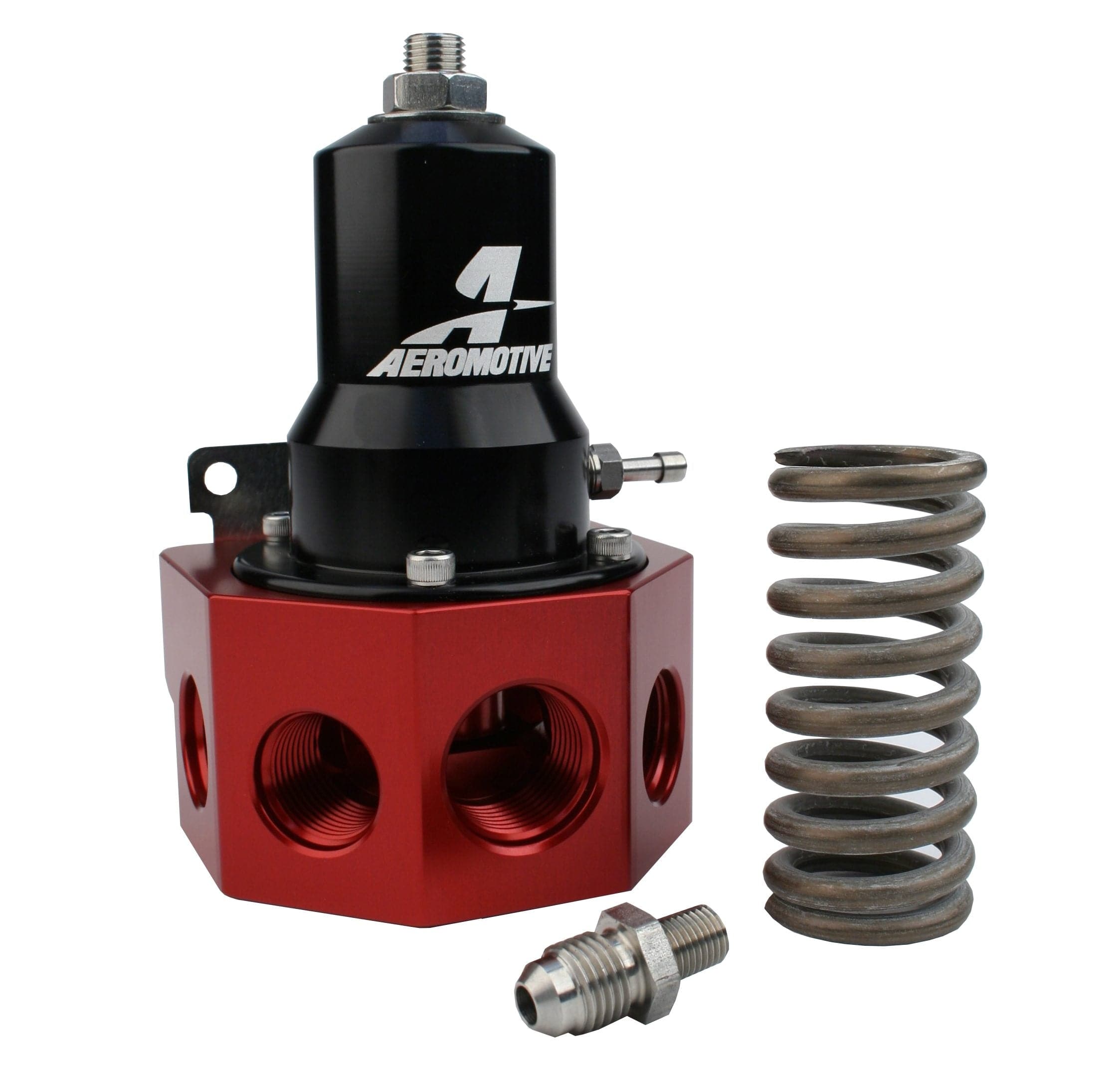 Aeromotive Regulator - 30-120 PSI - .500 Valve - 4x AN-08 and AN-10 inlets / AN-10 Bypass (13133)