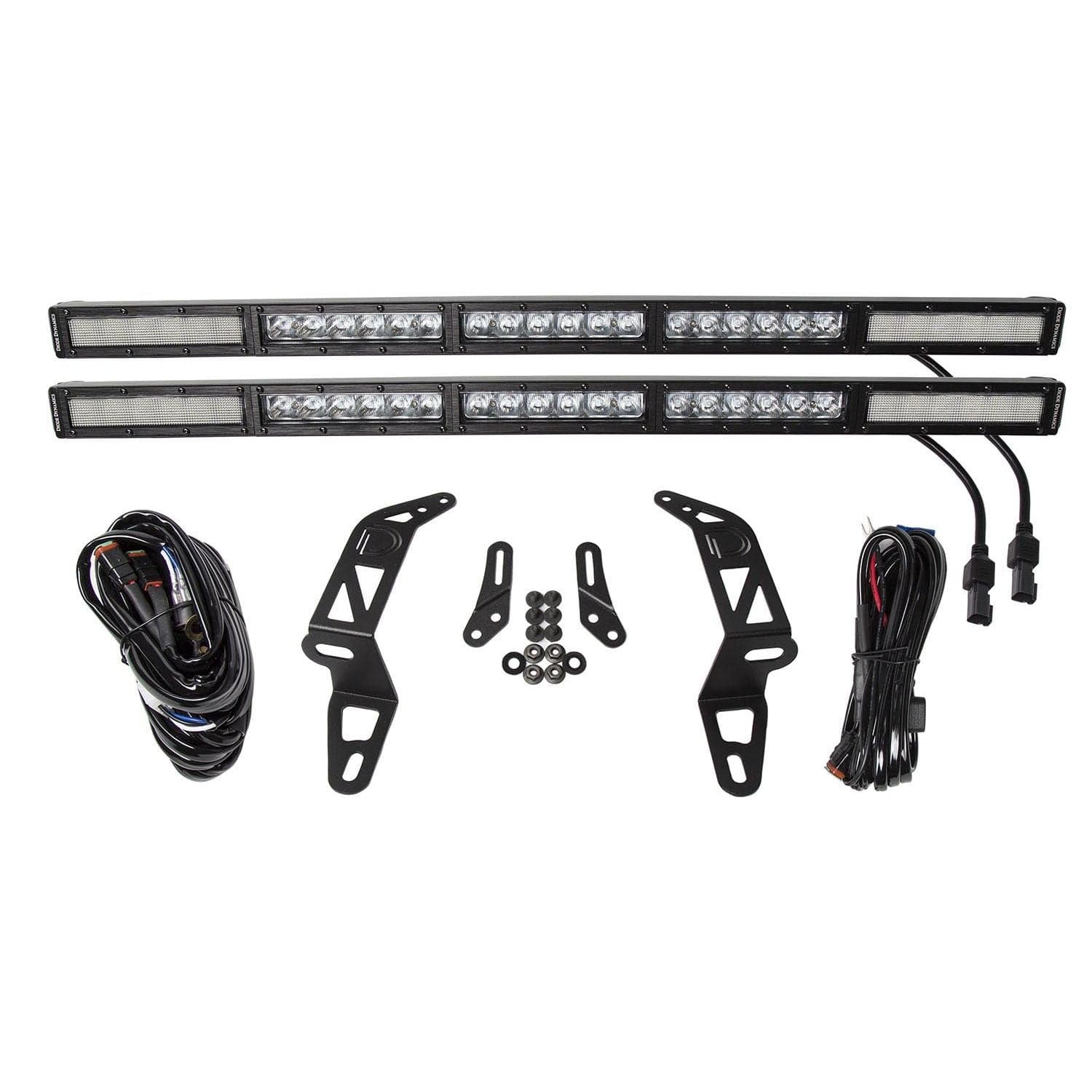 Diode Dynamics - DD6085 - Jeep 2018 SS30 Bumper LED Kit White Combo Dual