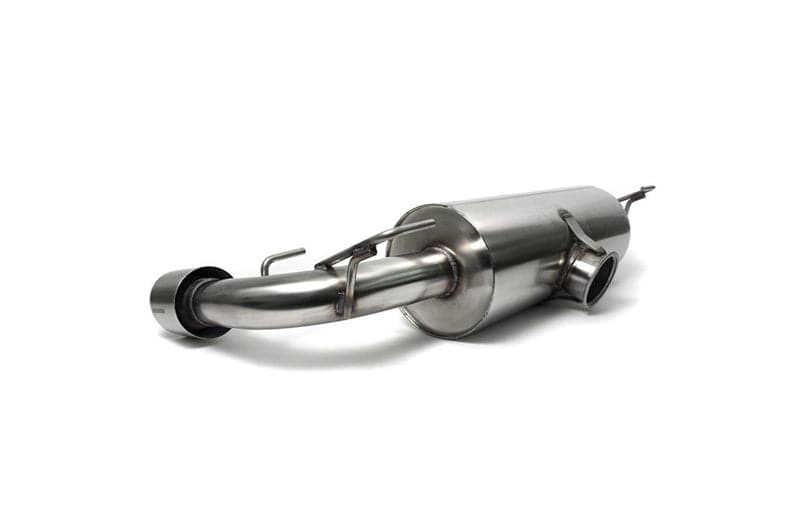 2.5in Catback Exhaust Dual Tip 304SS w/Resonator - Brushed