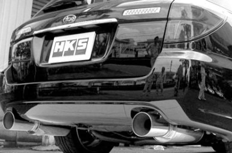 HKS 2005-2007 Subaru Legacy GT Escape doble silencioso de alta potencia (31019-AF019)