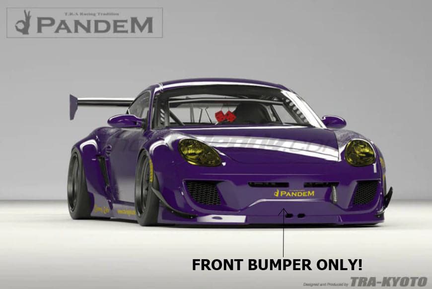 Pandem 09-12 Porsche Cayman Wide Body Front Bumper