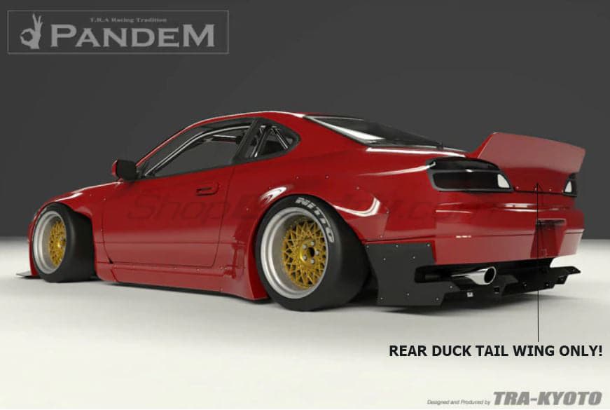 Pandem 99-02 Nissan Silvia (S15) Rocket Bunny Rear Duck Tail Wing Only