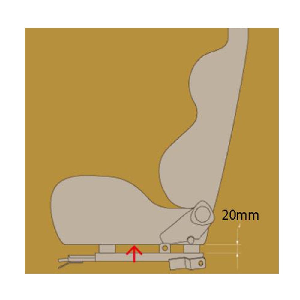 Bride Cusco RO/RB/RK/M-Type Adaptador de posición alta para riel de asiento - Juego de 4 piezas (cusBRDS-A15NPO)