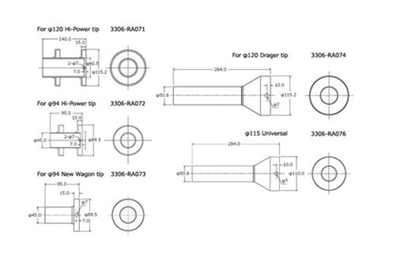 HKS Black Silencer for 120mm Tip Exhausts (3306-RA074)