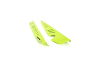 Subaru WRX/STI Fender Shroud Set - Neon Yellow