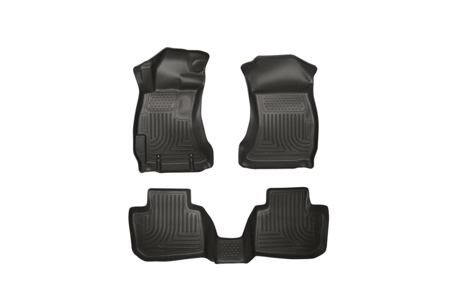 Husky Liners 2015+ Subaru WRX/STi WeatherBeater Combo Front&2nd Row Black Floor Liners (hl99801)