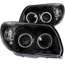 ANZO Faros delanteros proyectores Toyota 4Runner 2006-2009 con halo negro