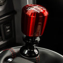 Raceseng Ashiko Shift Knob (Gate 1 Engraving) M12x1.25mm Adapter - Red Translucent