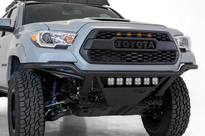 Addictive Desert Designs 16+ Toyota Tacoma PRO Bolt-On Front Bumper - Hammer Black (addF688102100103)