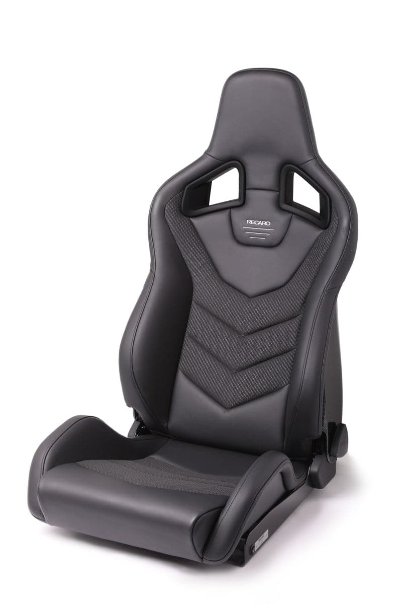 Asiento del conductor Recaro Sportster GT - Cuero negro/tejido de carbono