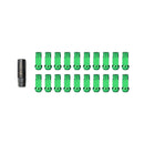 Wheel Mate Muteki SR48 Open End Lug Nuts - Green 12x1.25 48mm