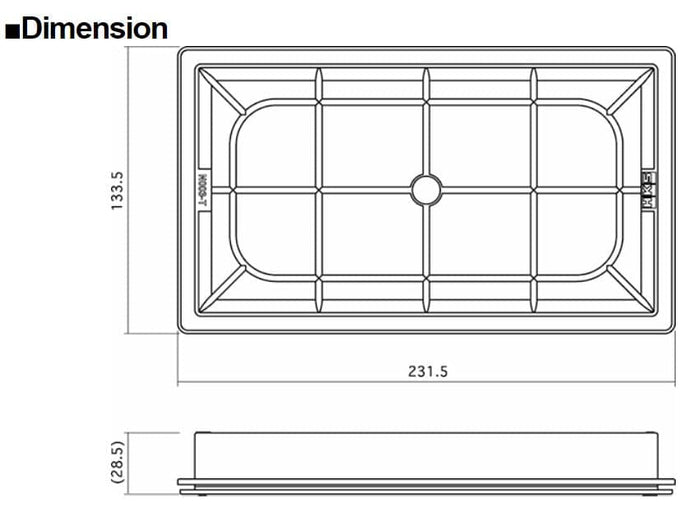 SÚPER FILTRO DE AIRE HKS para Nissan Infiniti Q50 TYPE3 14-18 (70017-AN103)