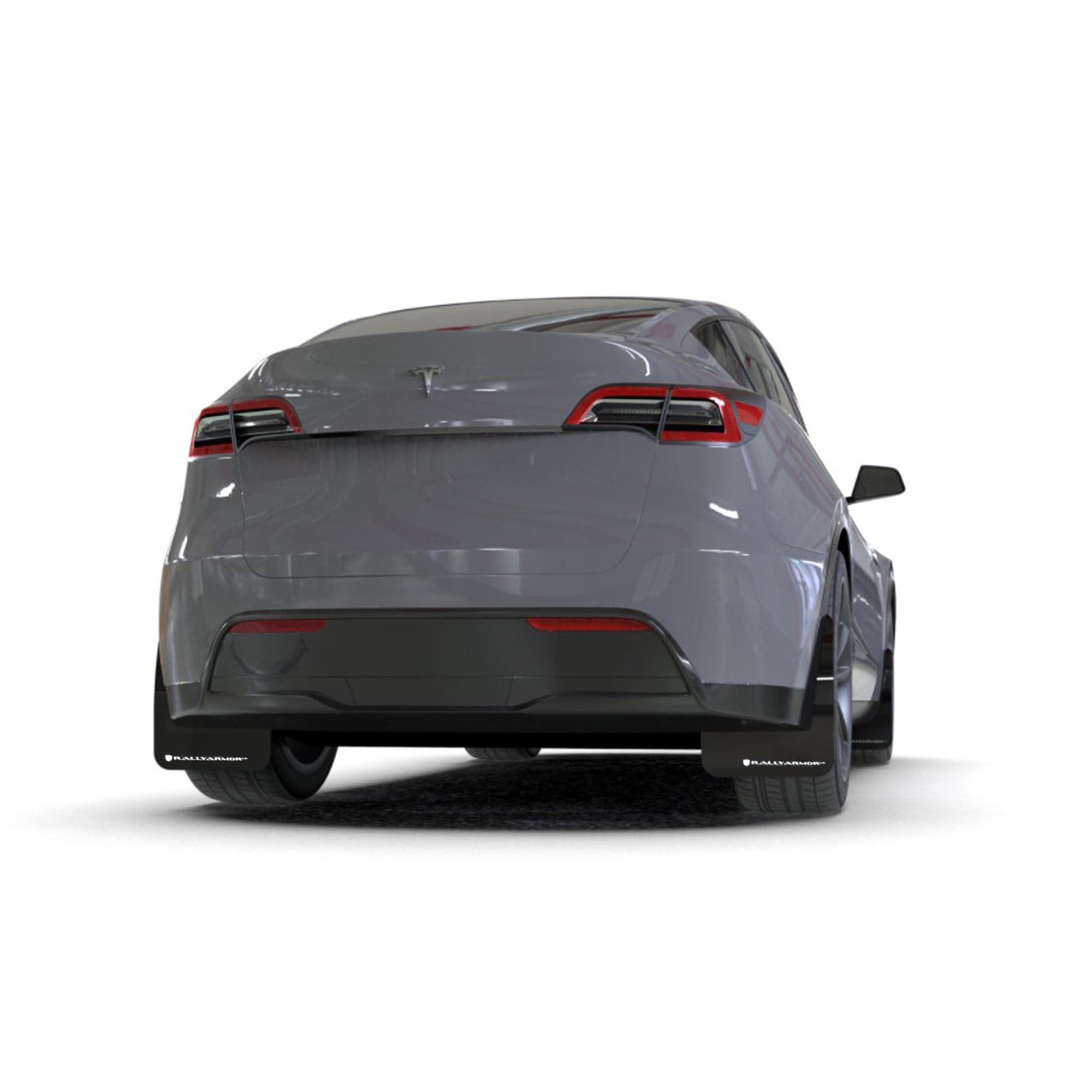 Rally Armor 20-23 Tesla Model Y UR Guardabarros negro con logotipo blanco (ralMF72-UR-BLK/WH)