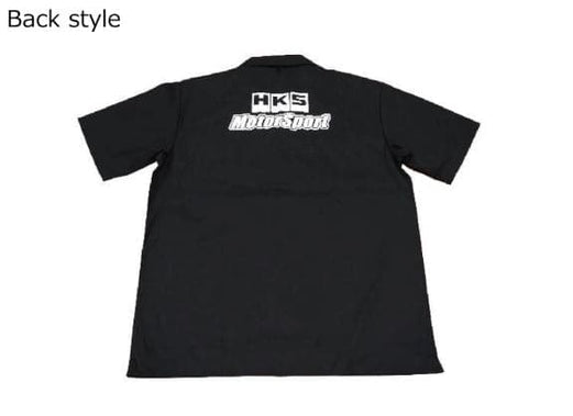 CAMISETA HKS MOTORSPORT BOTONES NEGRO XL (51007-AK265)