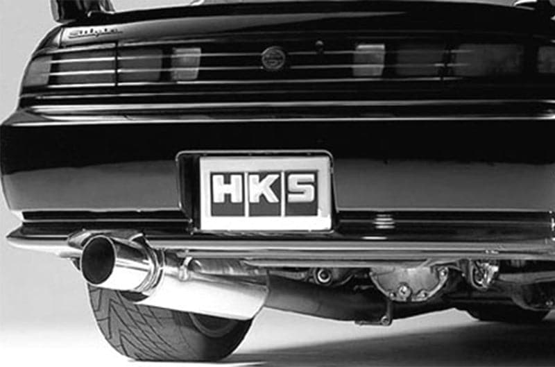 HKS Hi-Power Exhaust installed in Nissan Silvia