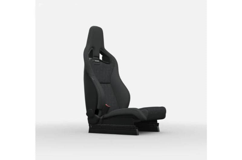 RECARO Black Leather Cross Sportster CS w/Heat Passenger Seat