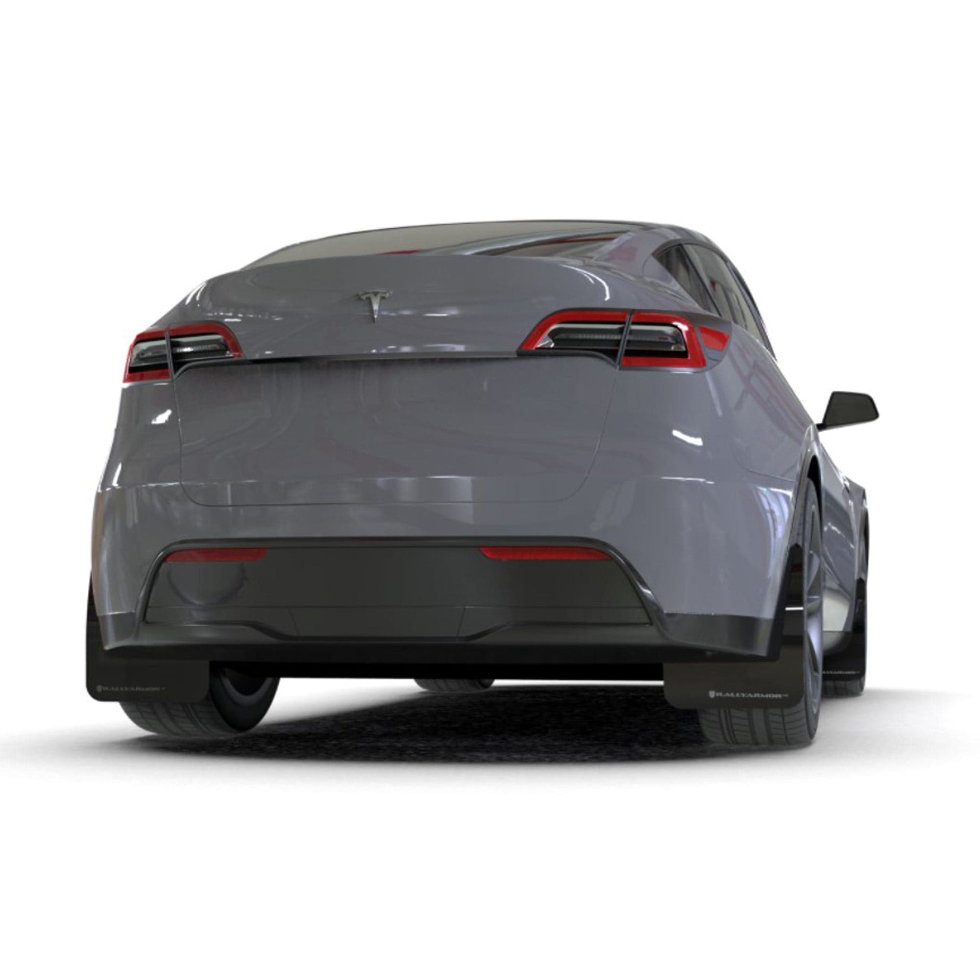 Rally Armor 20-21 Tesla Model Y UR Black Mud Flap with Dark Grey Logo