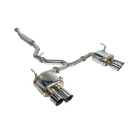 Remark 15-21 Subaru WRX/STi 4in Quad Cat-Back Exhaust Stainless Single Non-Resonated (remRK-C4076S-01)