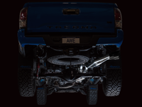 AWE 16-22 Tacoma Dual Diamond Black Tips Catback Exhaust w/ BashGuard