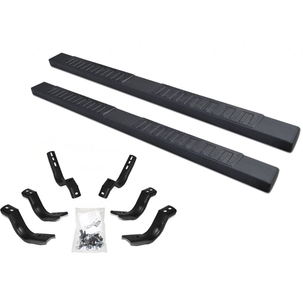 Go Rhino 05+ Toyota Tacoma 6 pulgadas OE Xtreme II Kit completo con escalones laterales + soportes (gor6862442987T)