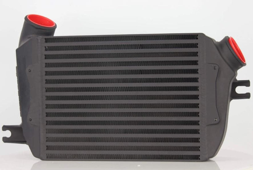 Intercooler de montaje superior GrimmSpeed ​​15-21 Subaru WRX con revestimiento dispersante térmico (grm090071)