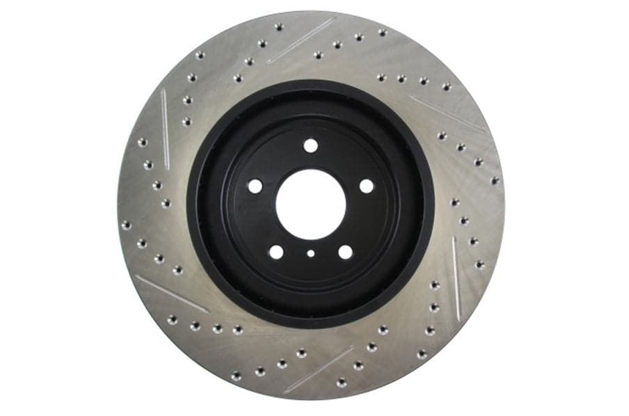 Stoptech 2019- Nissan 370Z SportStop Slotted & Drilled Front Left Rotor (st127.42100L)