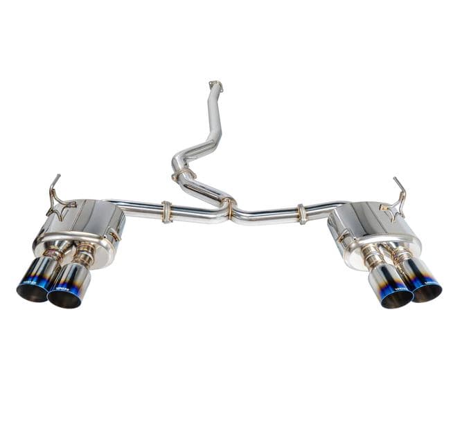 Remark 15-21 Subaru WRX/STi 4in Quad Cat-Back Exhaust Titanium Stainless Non-Resonated (RK-C4076S-01T)