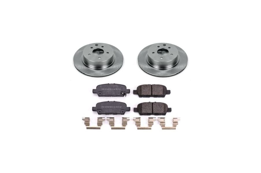 PowerStop 2018-2019 Nissan 370Z Kit de freno trasero autoespecializado (psbKOE8062)