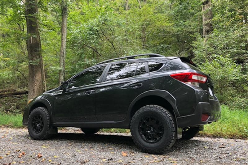 Rally Armor 18-19 Subaru XV Crosstrek Lift/AT UR Faldilla de barro negra con logotipo naranja