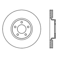 StopTech Power Slot 07-09 Mazdaspeed3 Slotted Left Front Rotor